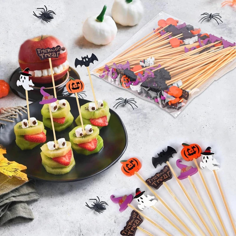 Disposable Bamboo Party Skewers For Desserts And Cocktails