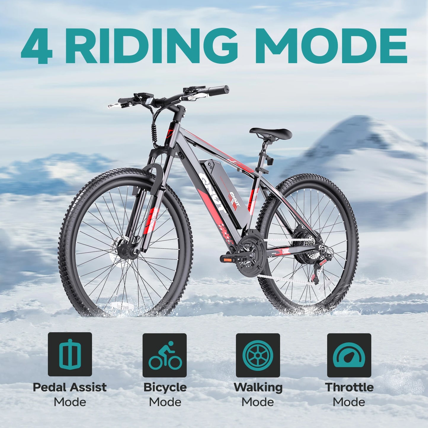 QNUT Victor 3.0 Mountain Electric Bike With 1000 Watt Motor
