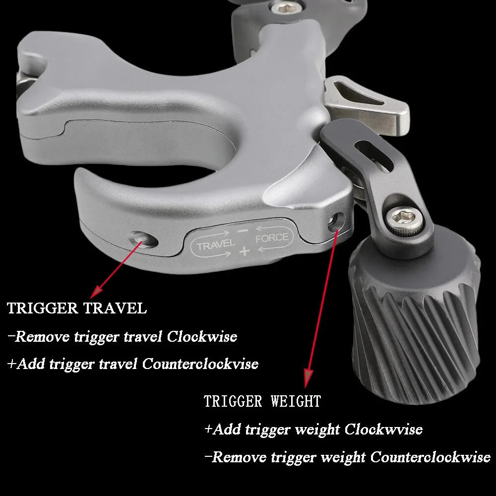 Archery Release Aid 3/4 Fingers Compound Bow Thumb Trigger Release Device Smooth Trigger Grip Outdoor Practice Shooting Gear