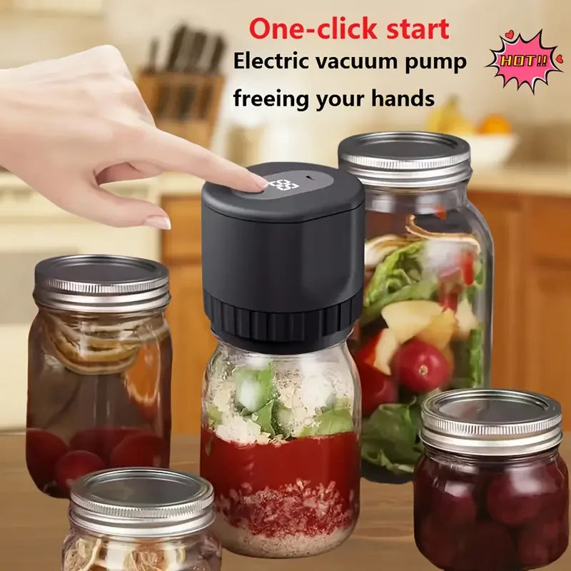 Automatic Electric Mason Jar Vacuum Sealer For Food Preservation