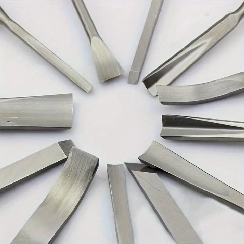 Professional Chrome Vanadium Steel Wood Chisels With Walnut Handle