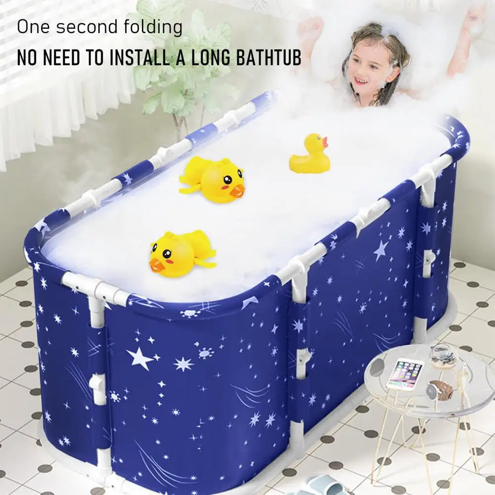 Advanced Foldable Bathtub For Adults Featuring Sturdy Frame Support