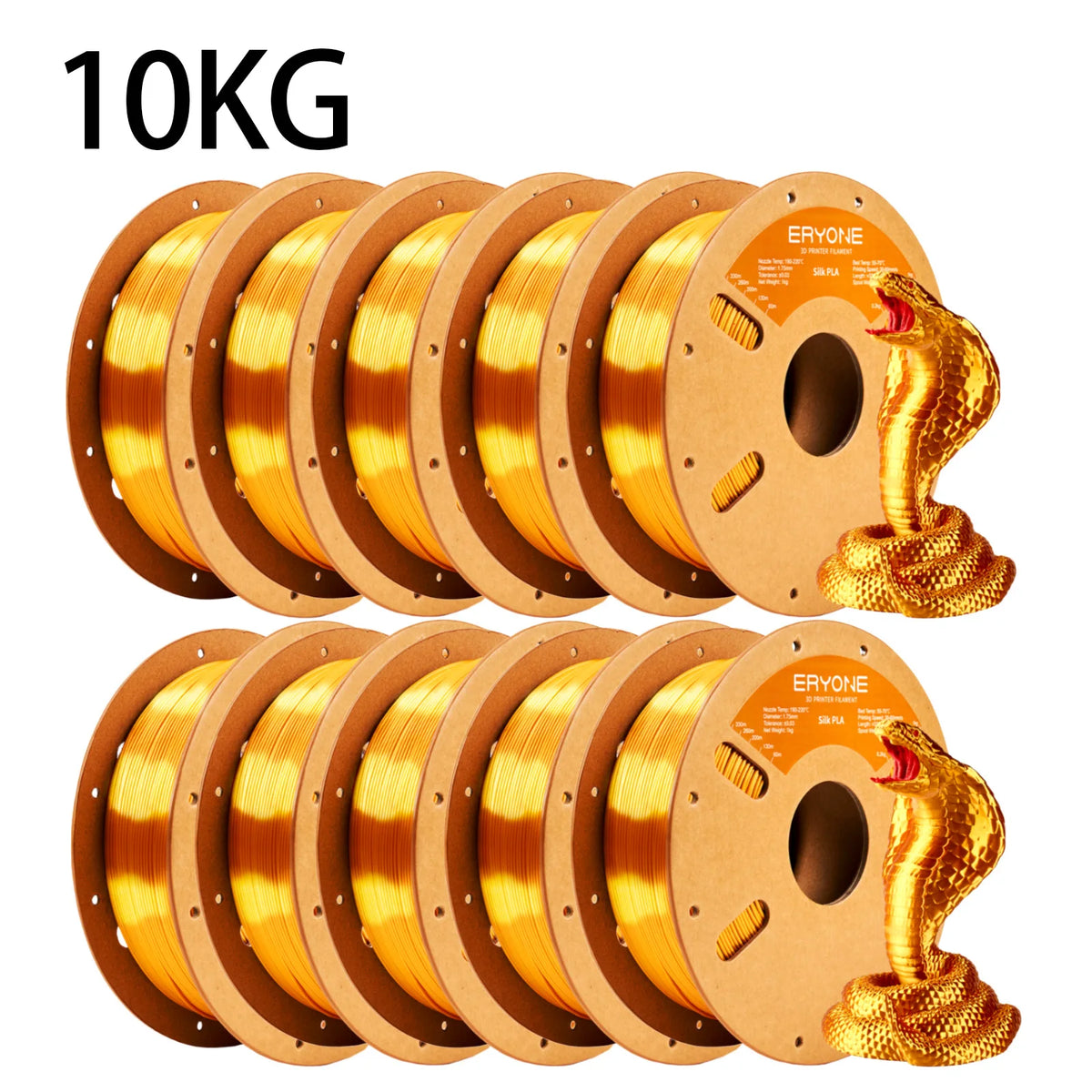 Eryone Professional Grade Silk PLA 3D Printer Filament