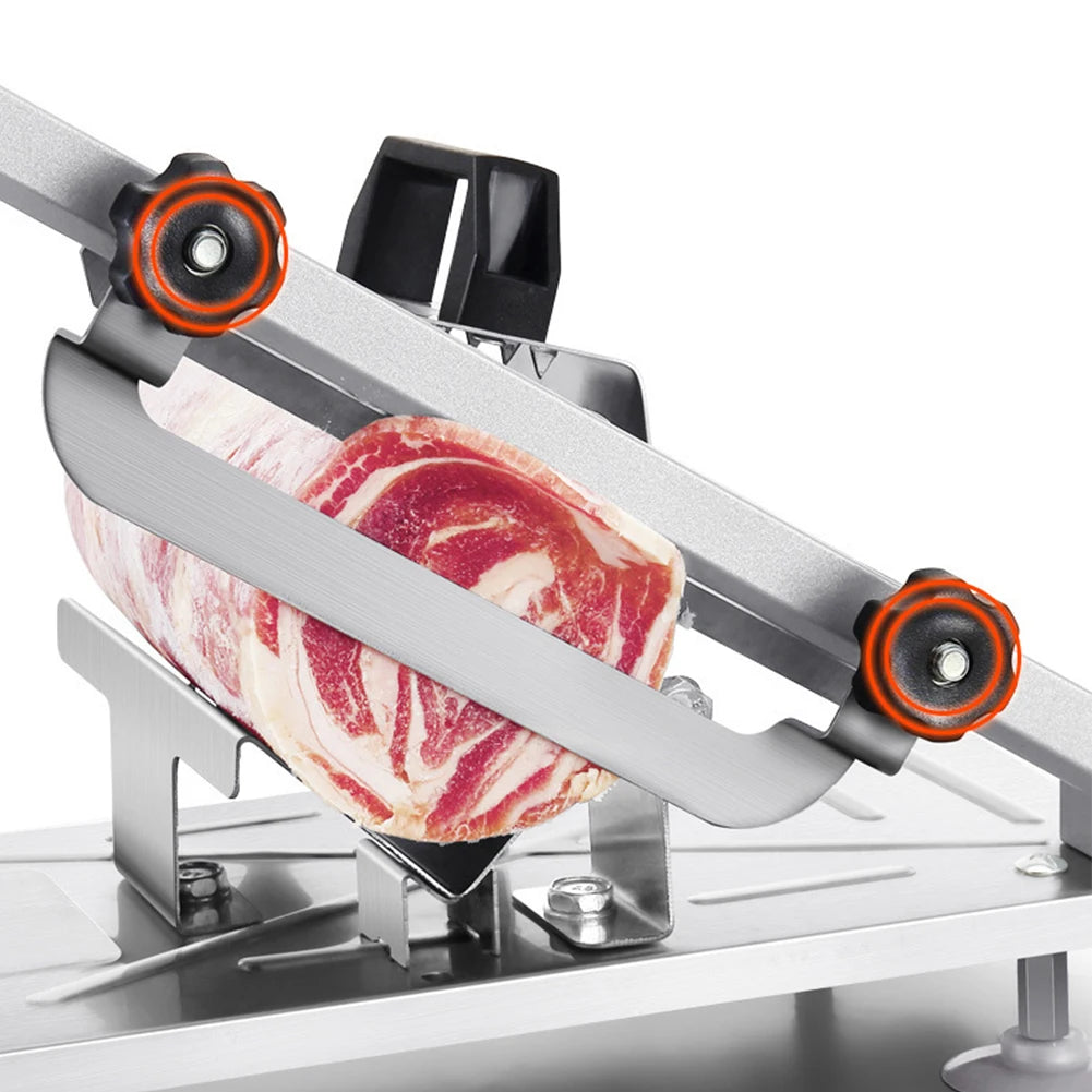 Stainless Steel Frozen Meat Mutton Cutter Kitchen Table Slicer