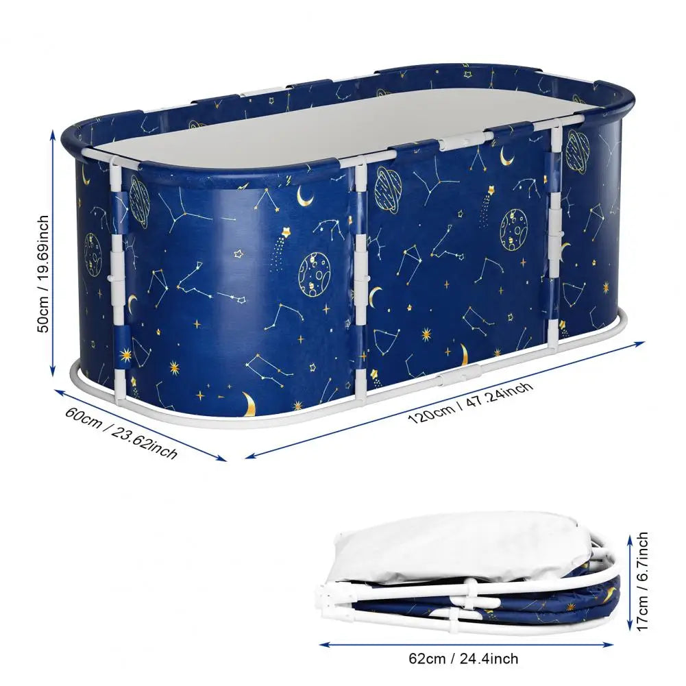 Portable Foldable Bathtub For Adults Designed For Convenient Soaking