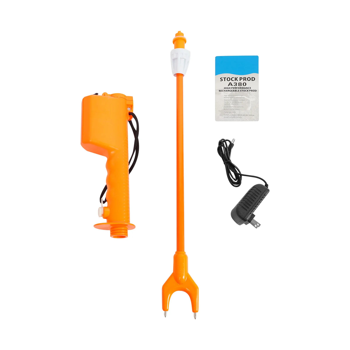 Electric Rechargeable Cattle Prod Stick Livestock Herding Tool