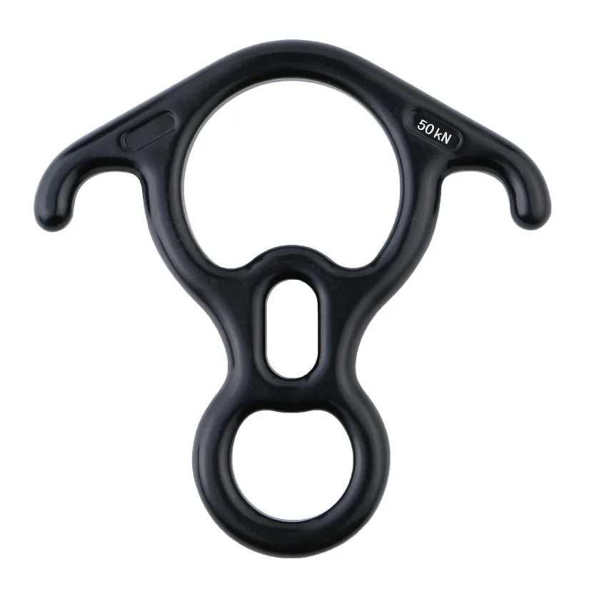 High Strength Aluminum Alloy Figure 8 Descender For Mountaineering Adventures