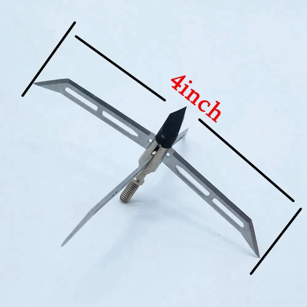 150 Grain Four Fixed Blade Stainless Steel Hunting Broadheads