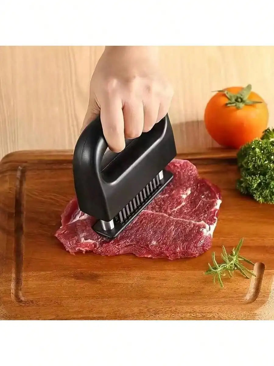Stainless Steel Meat Tenderizer With Needle Blades Steak Kitchen Tool