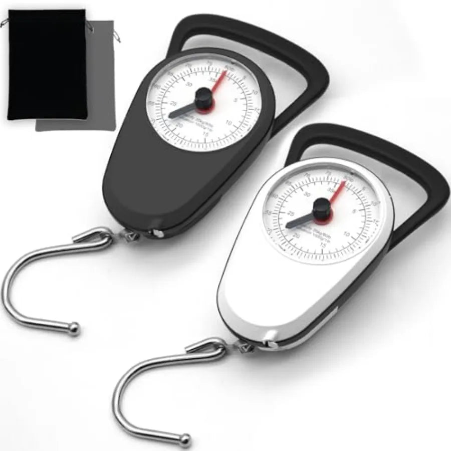Portable Mechanical Luggage Weight Scale With Hook For Travel