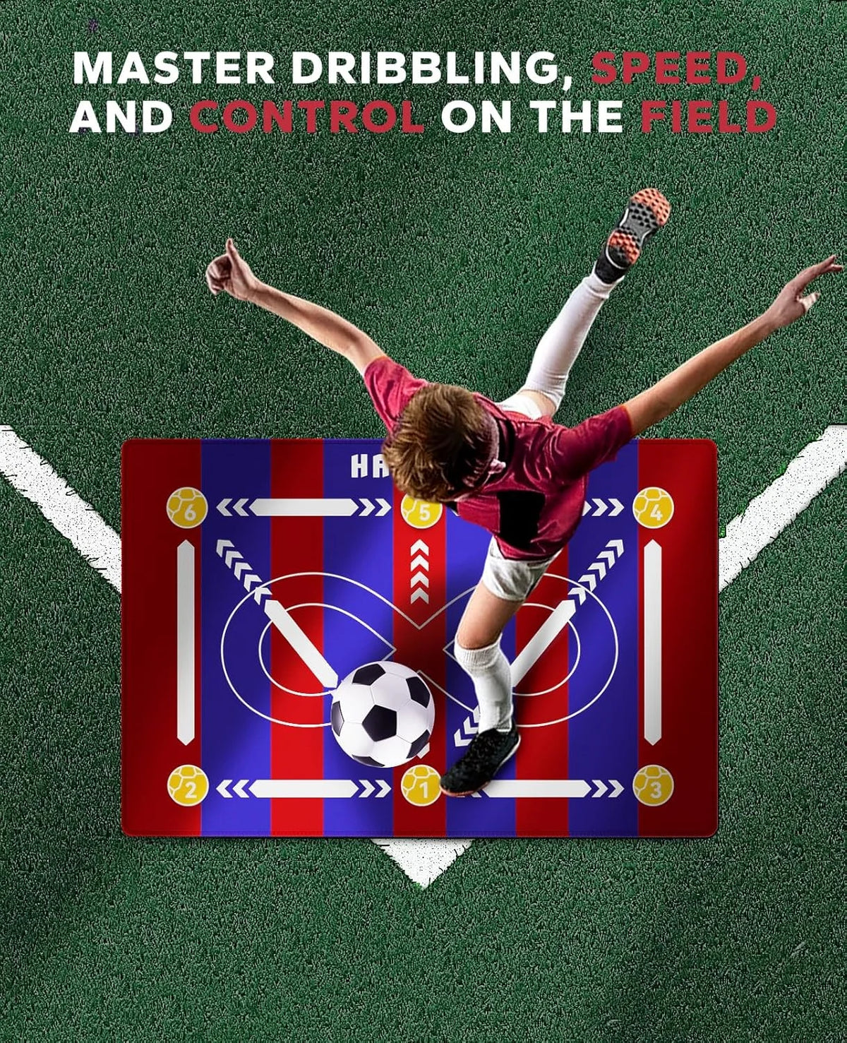 Professional Soccer Training Mat For Football Agility Drills