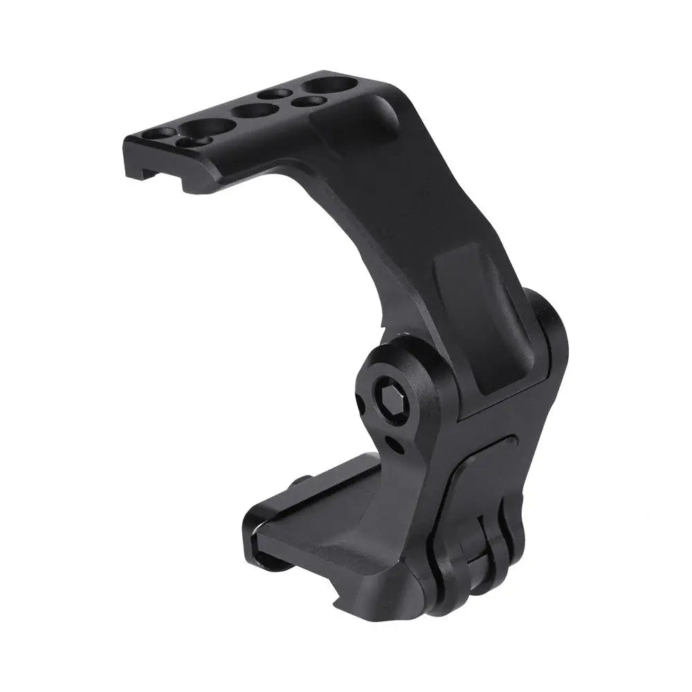 CNC 7075 Aluminum Magnifier Mount Flip To Center Quick Release