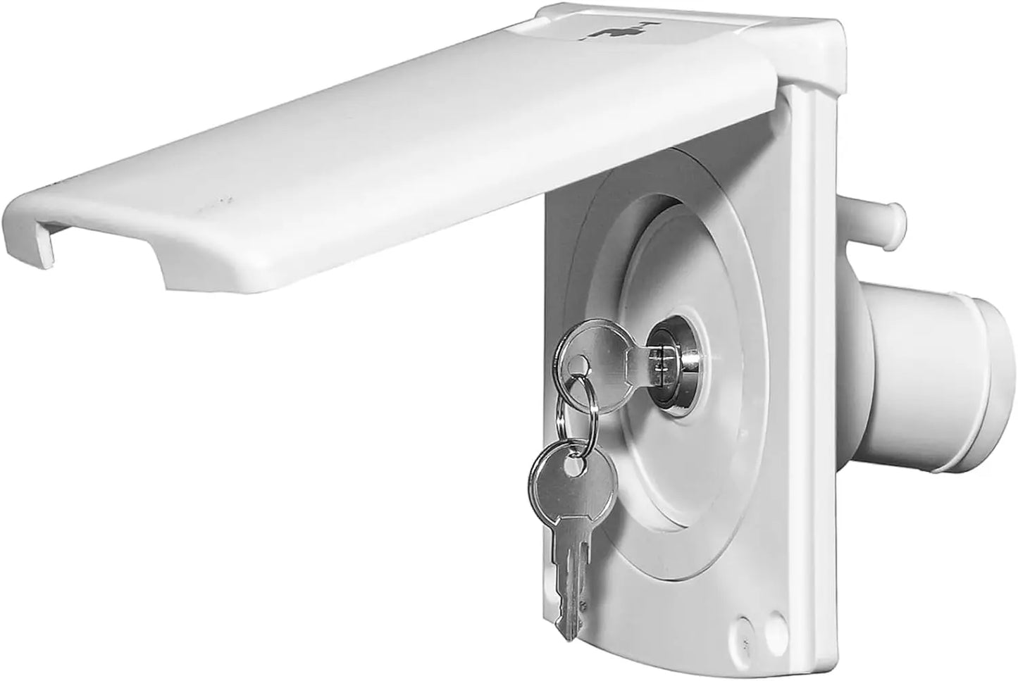 HWHongRV Abs RV Water Inlet With Cover Magnetic Bayonet Cap