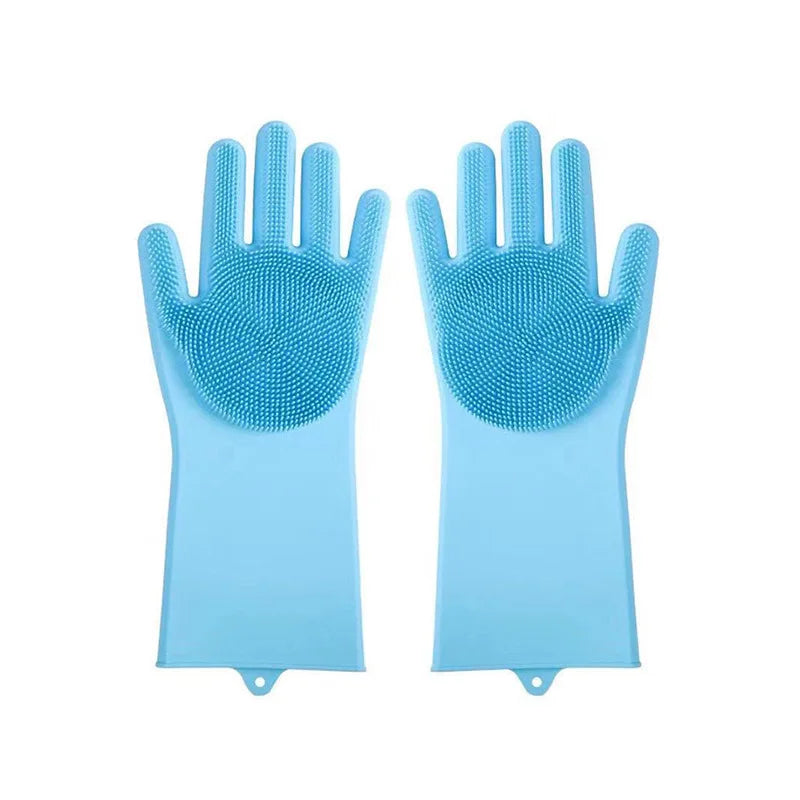 Silicone Pet Bathing Gloves Dog And Cat Scrub Brushes