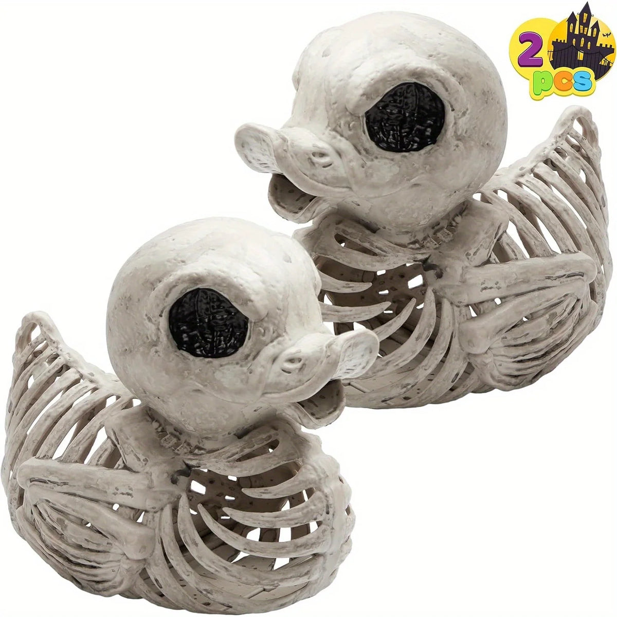 Premium Halloween Duck Skeleton Plastic Spooky Home Garden Prop