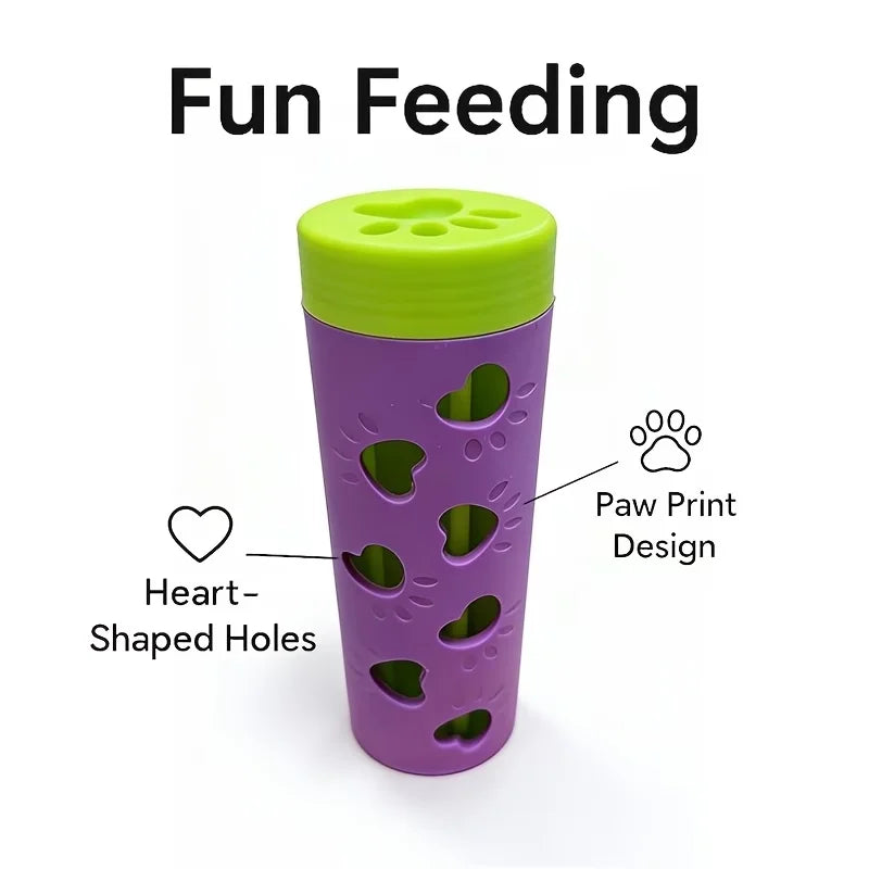 Interactive Detachable Slow Feeder Treat Dispenser Chew Toy for Dogs