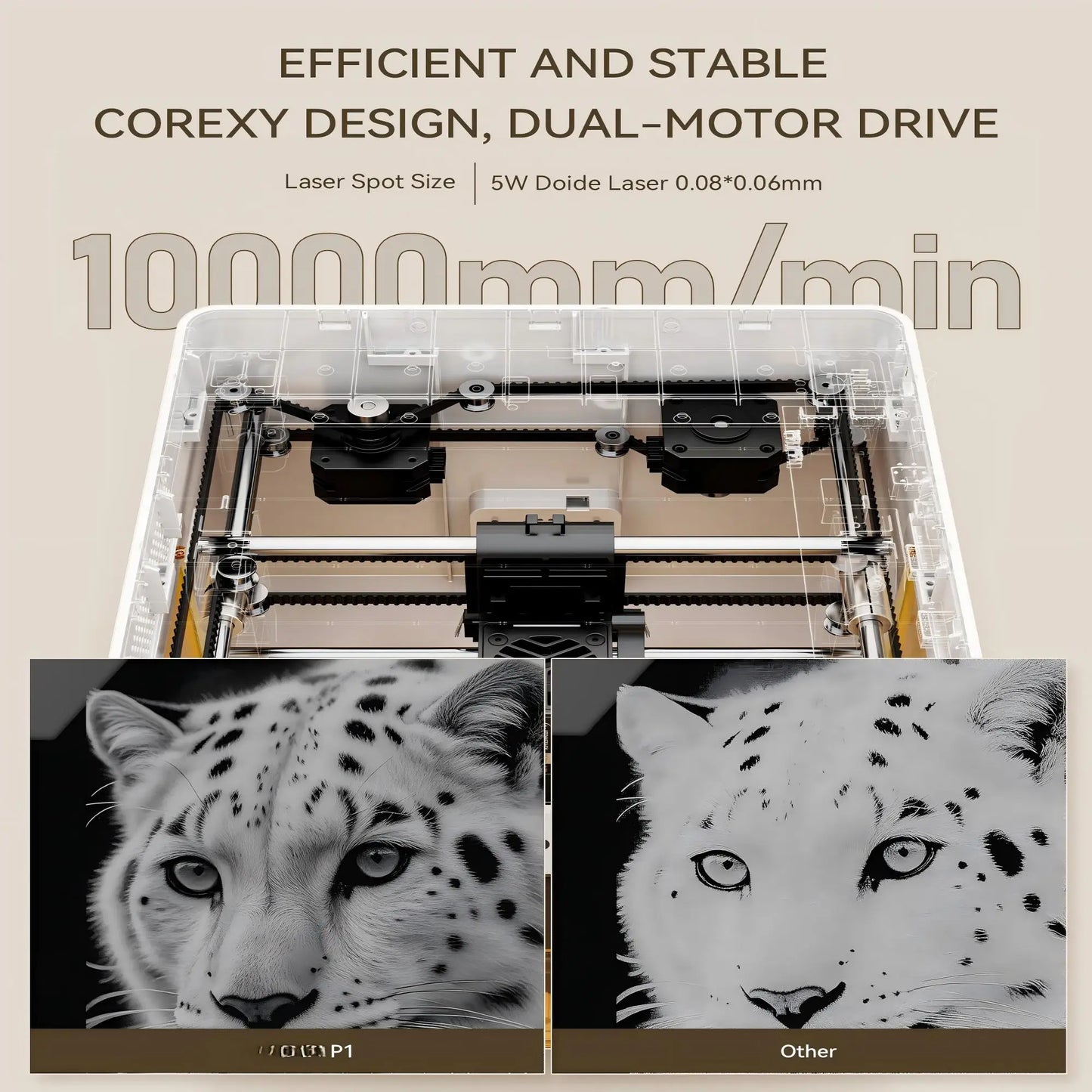Enclosed 5W Laser Engraver And Portable Mini Cutter