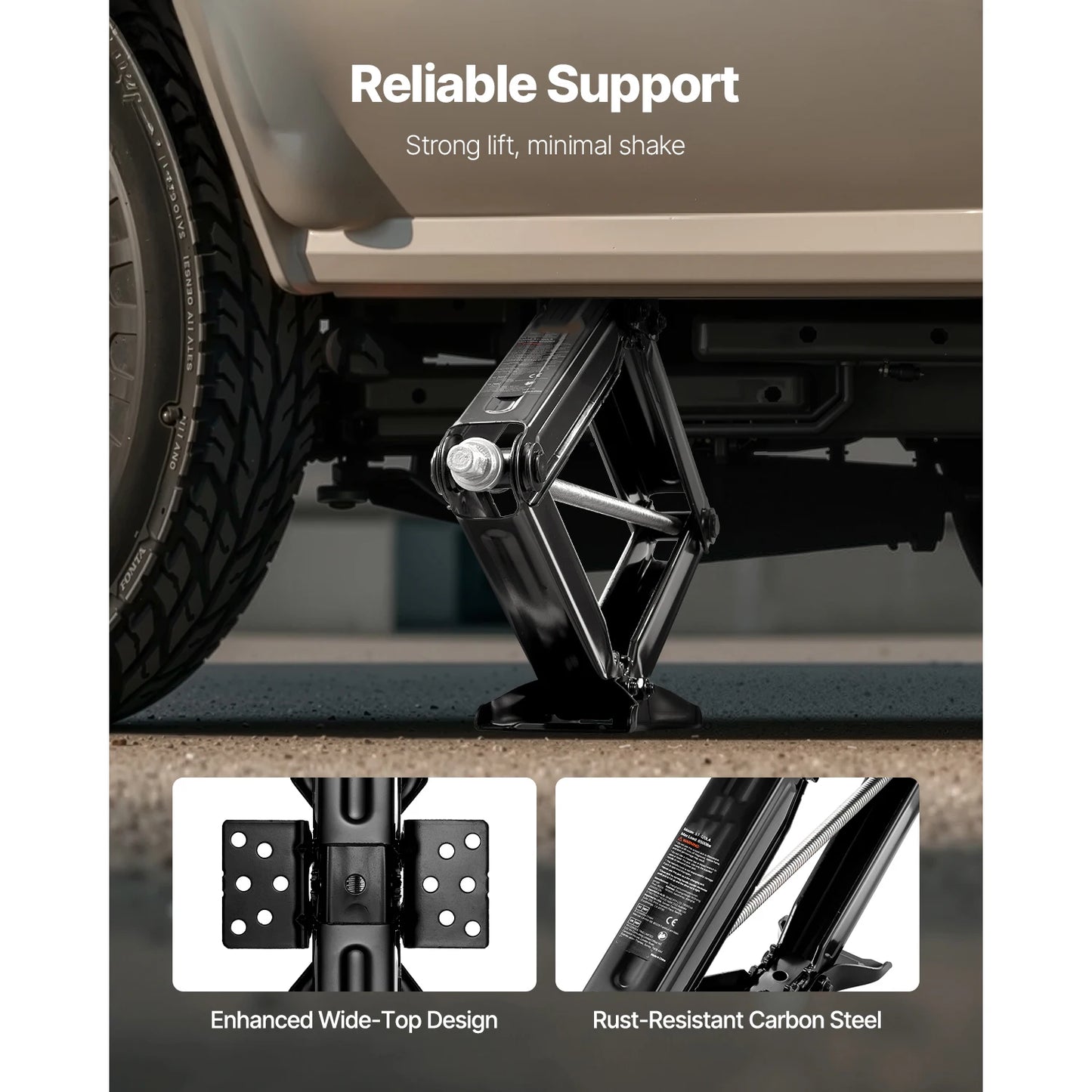 SucceBuy 5000/6500/9000 lbs RV Scissor Jacks RV Stabilizer Leveling Scissor Jacks, Set of 4, Heavy Duty Stabilizer Jack for RV