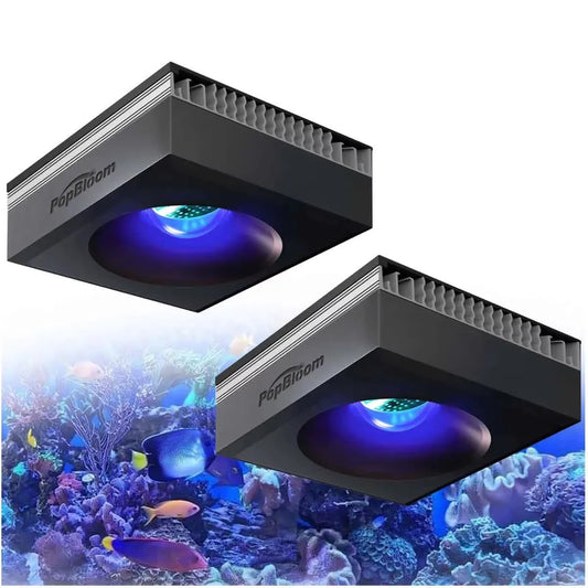PopBloom 100W WiFi Reef Aquarium LED Light Clip On Marine