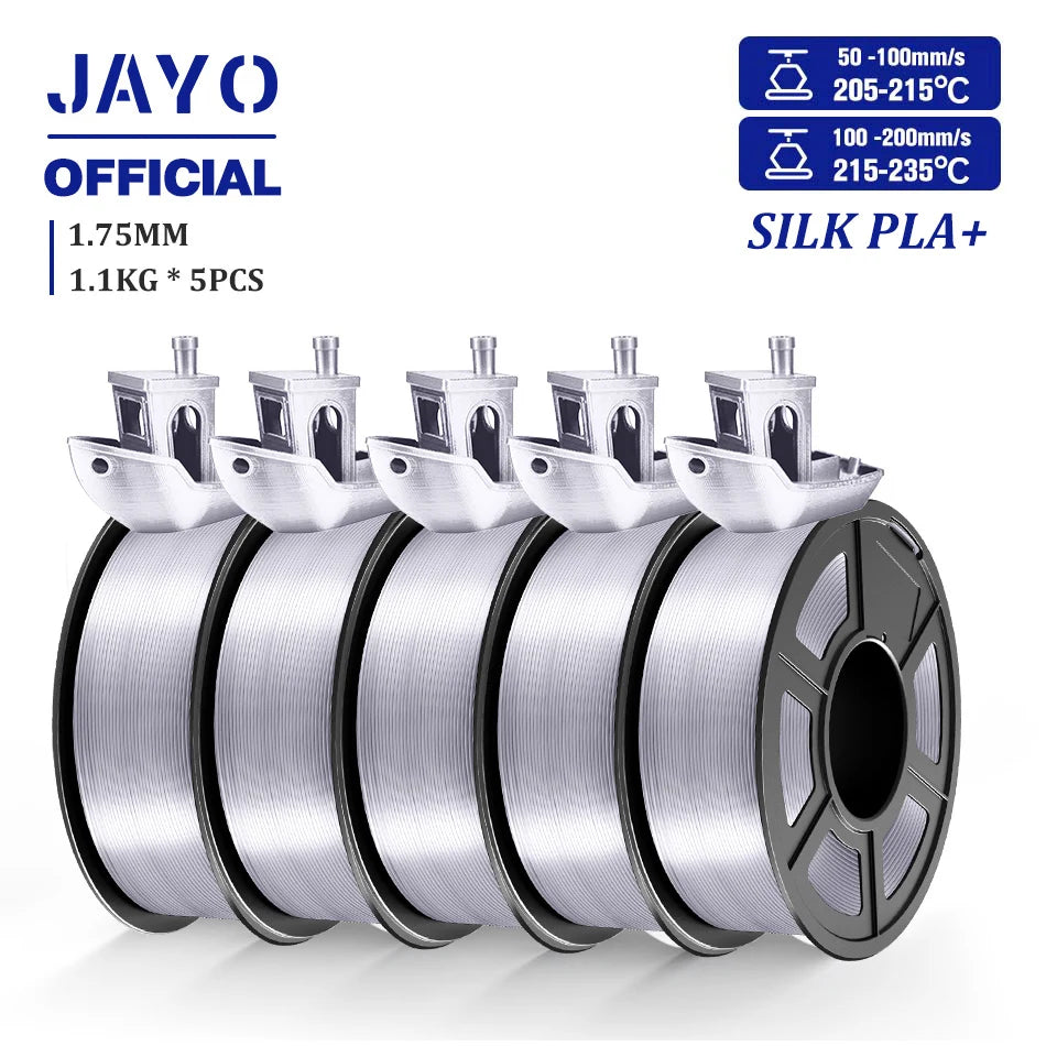 Jayo Premium 3D Printer Filament PLA Plus ABS PETG Silk