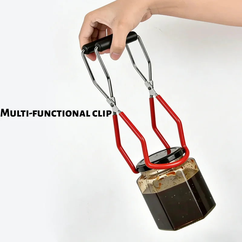 Stainless Steel Canning Jar Lifter With Comfortable Grip Handle