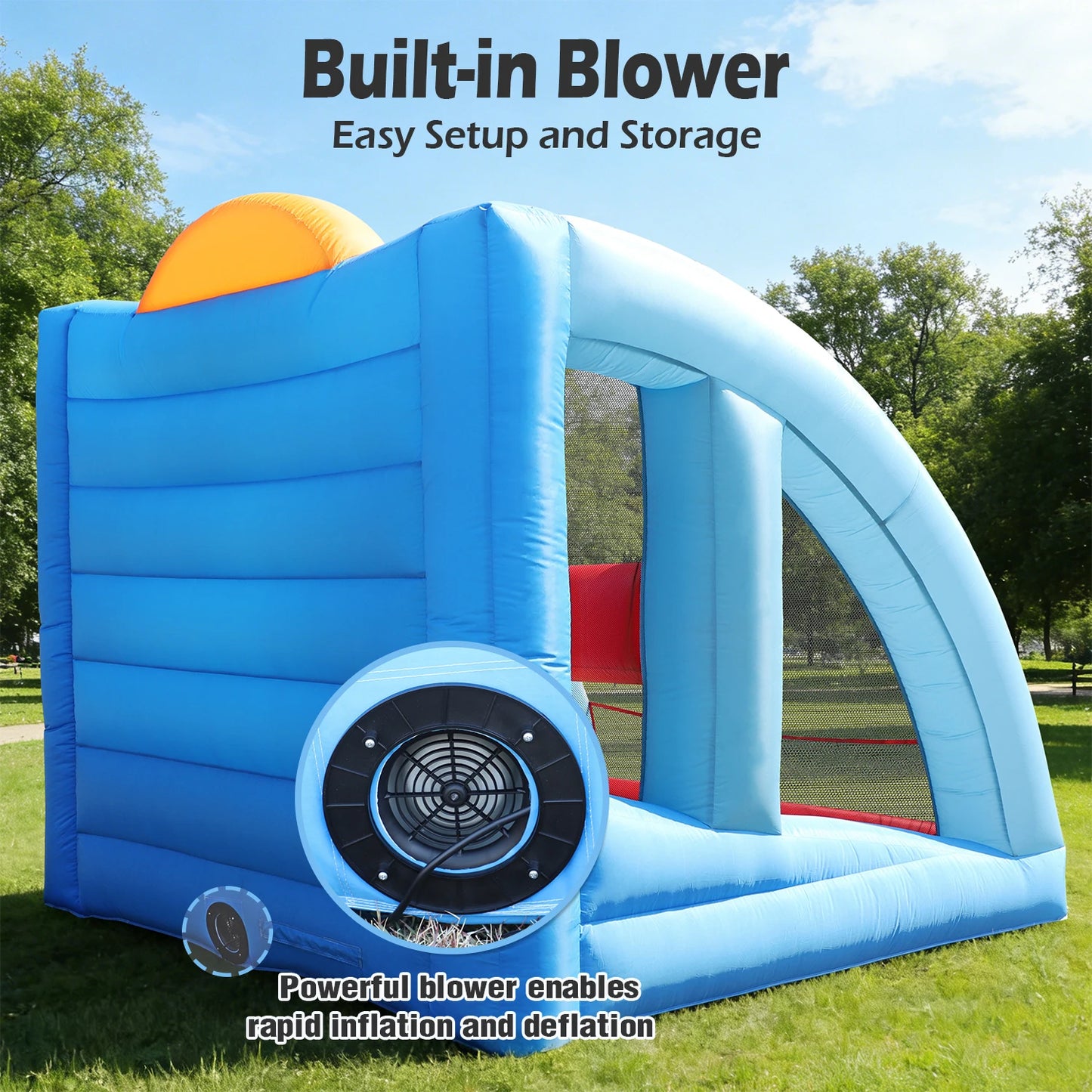 RTS Inflatable Basketball Hoop Game For Outdoor Parties And Events