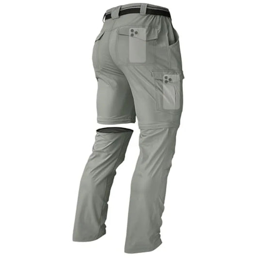 Men's Hiking Convertible Zip Off Pants Outdoor Waterproof Quick Dry Lightweight Fishing Safari Travel Cargo Work Pants