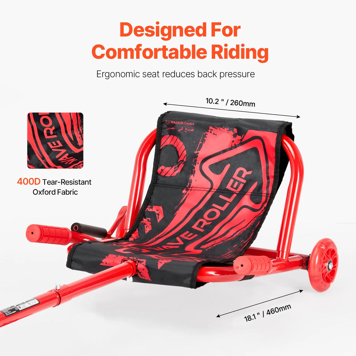 SucceBuy Zig Zag Motion Ride On Drifting Swing Scooter