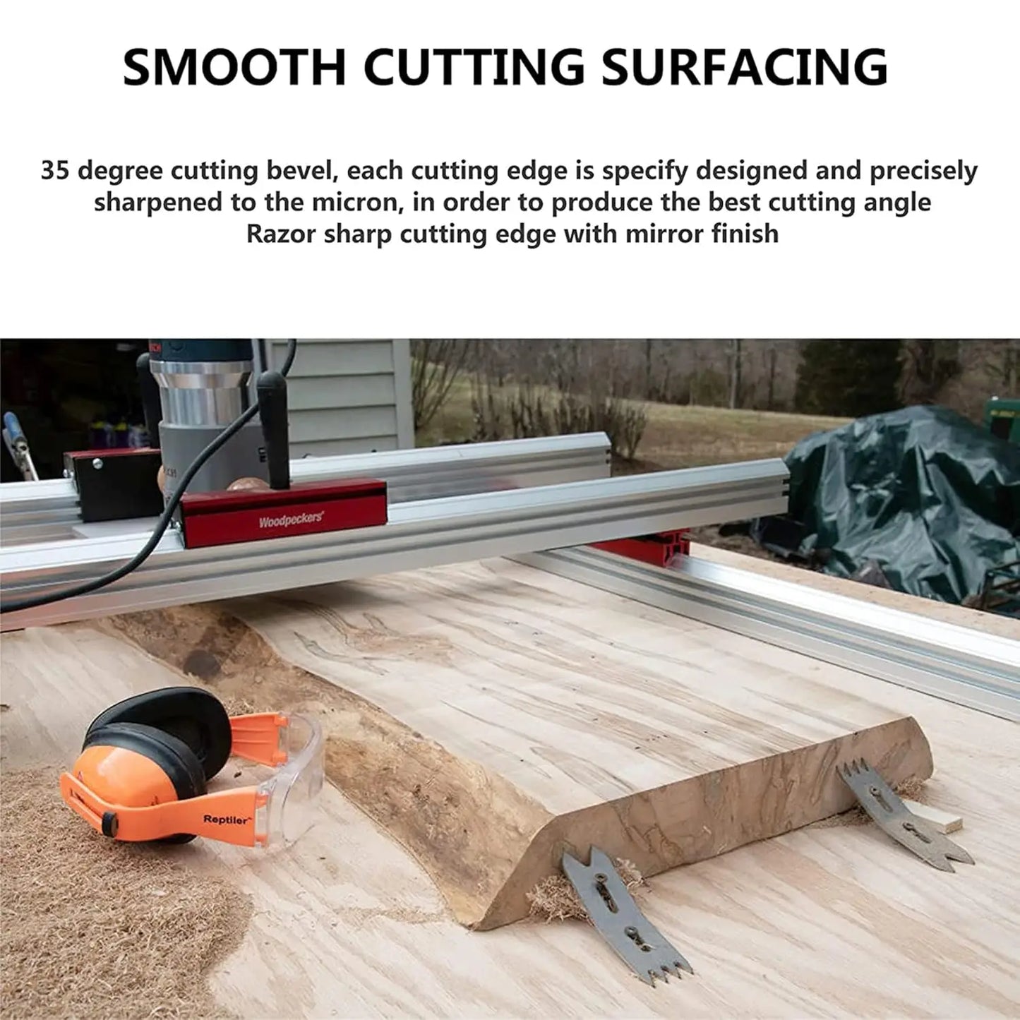 SpeTool Carbide Insert Spoilboard Surfacing Router Bit For Woodworking