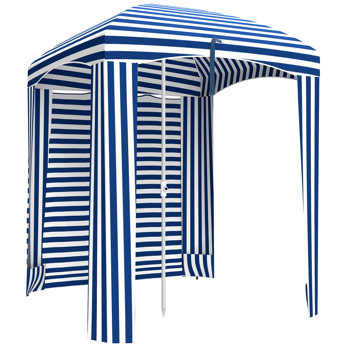 Portable Beach Cabana Umbrella With Carry Bag And Mesh Windows