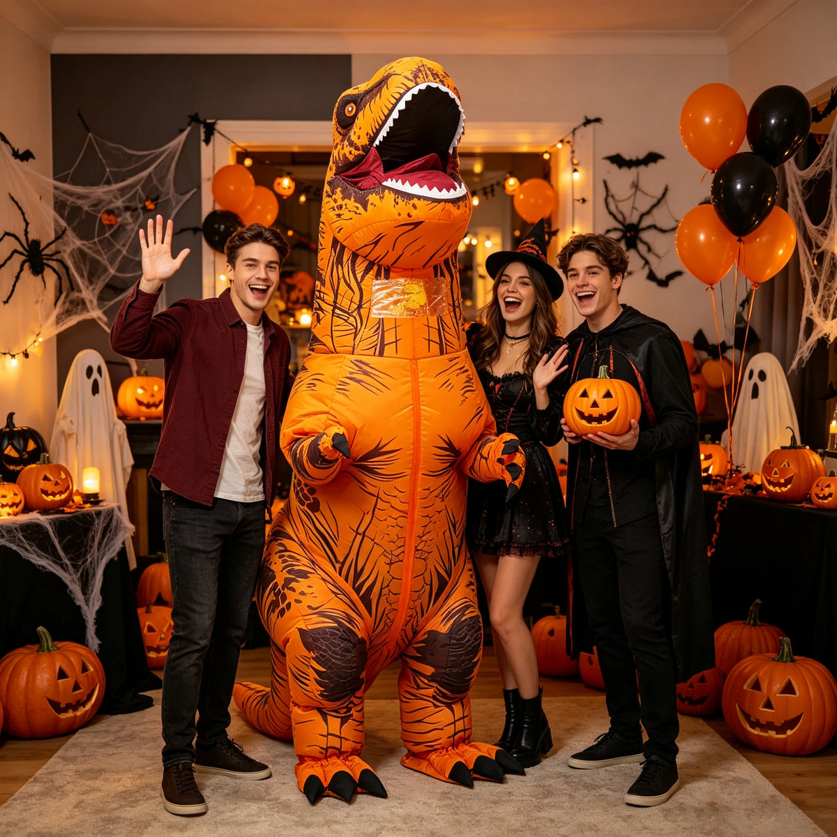 Adult Inflatable Tyrannosaurus Rex Mascot Costume For Events
