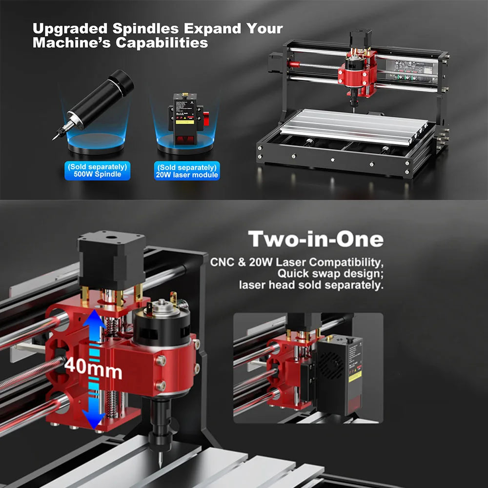 TwoTrees TTC3018 Pro 3 Axis CNC Router Engraver Machine