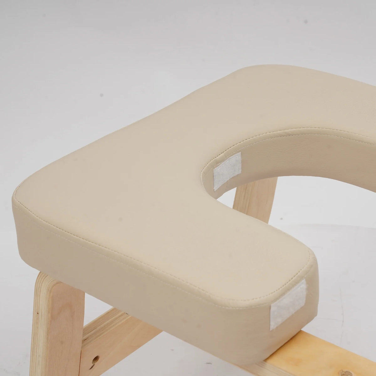 Solid Wood Yoga Inversion Chair With Stable Base And Comfort Padding