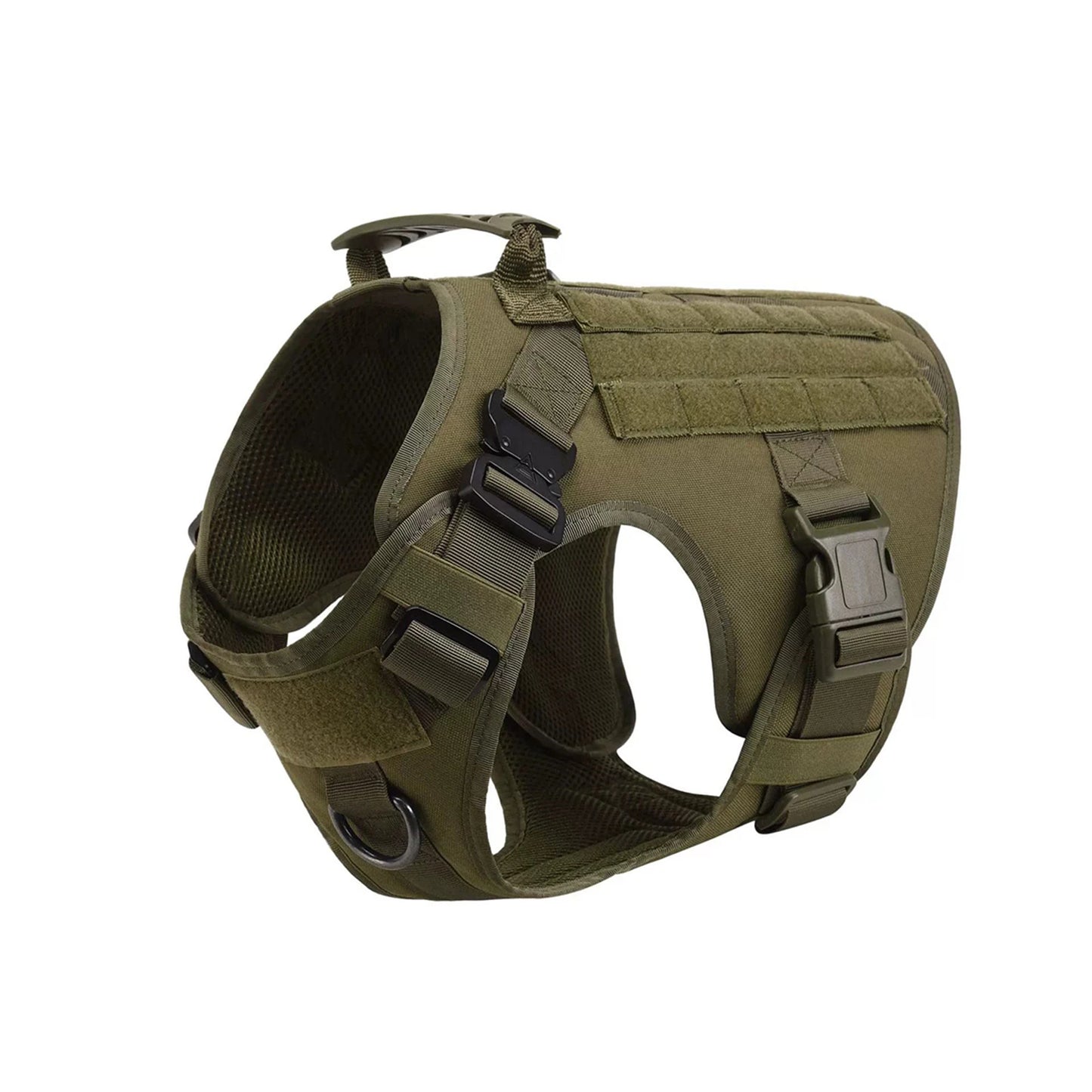 Petavel Tactical Dog Harness With Quick Release Padded Molle Vest