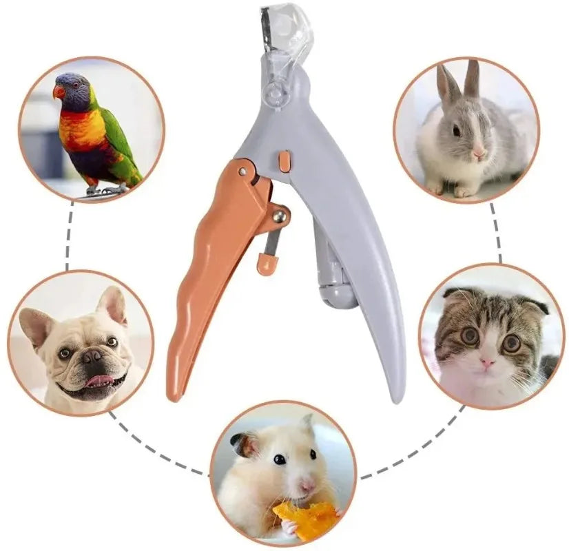 LED Pet Nail Clippers With Safety Light For Dogs Cats