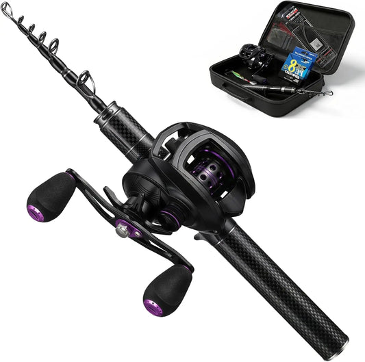Ultralight Left Hand Telescopic BFS Rod Fishing Combo