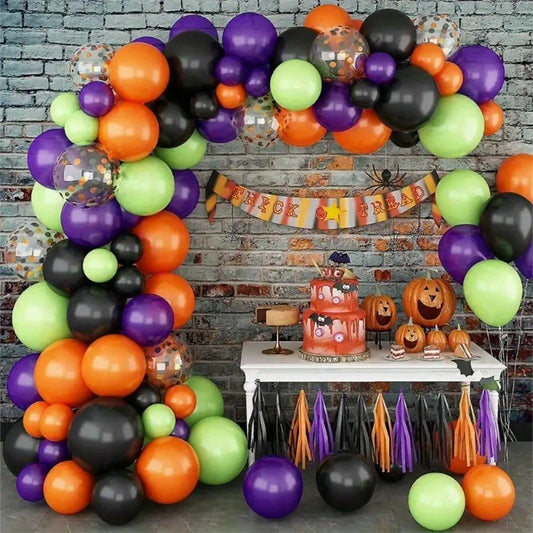 Halloween Balloon Garland Arch Kit For Party Decor Set