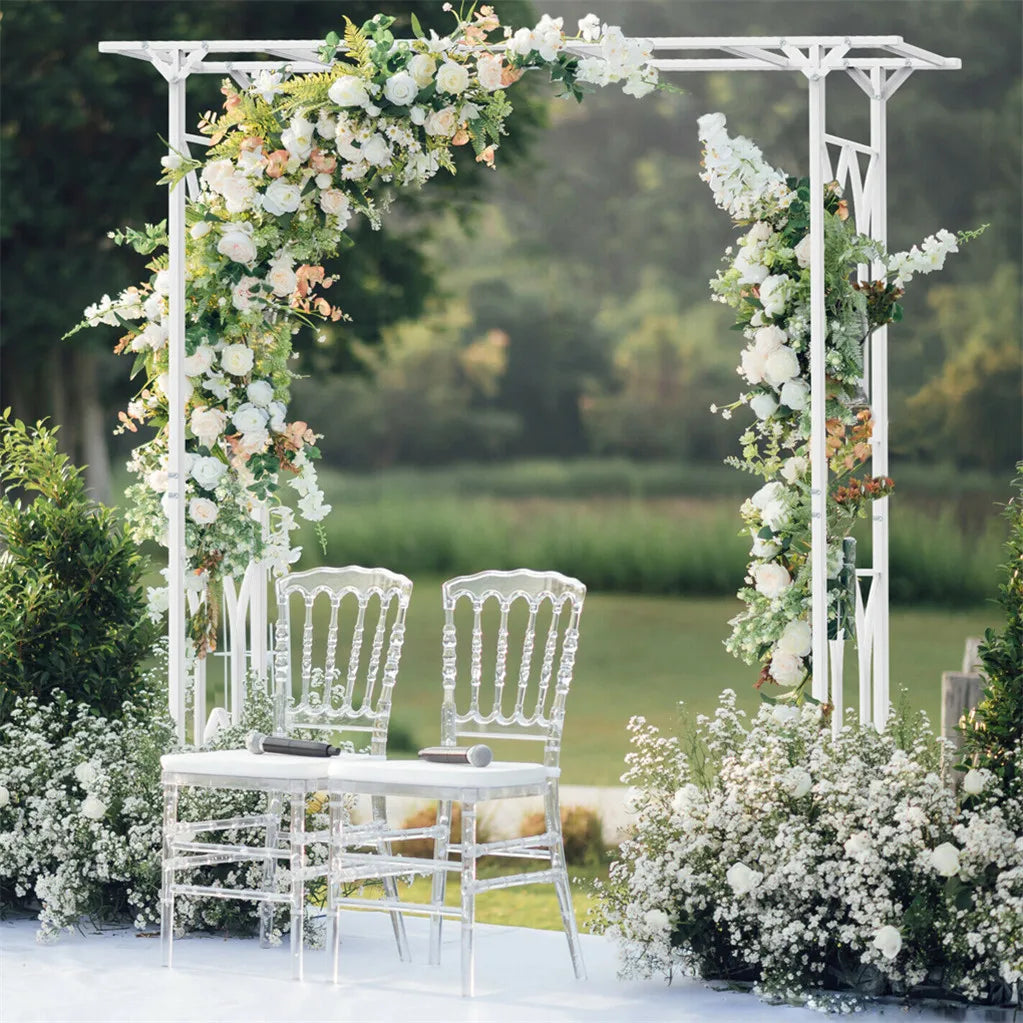 Premium Metal Garden Arch For Patio Outdoor Wedding Decor