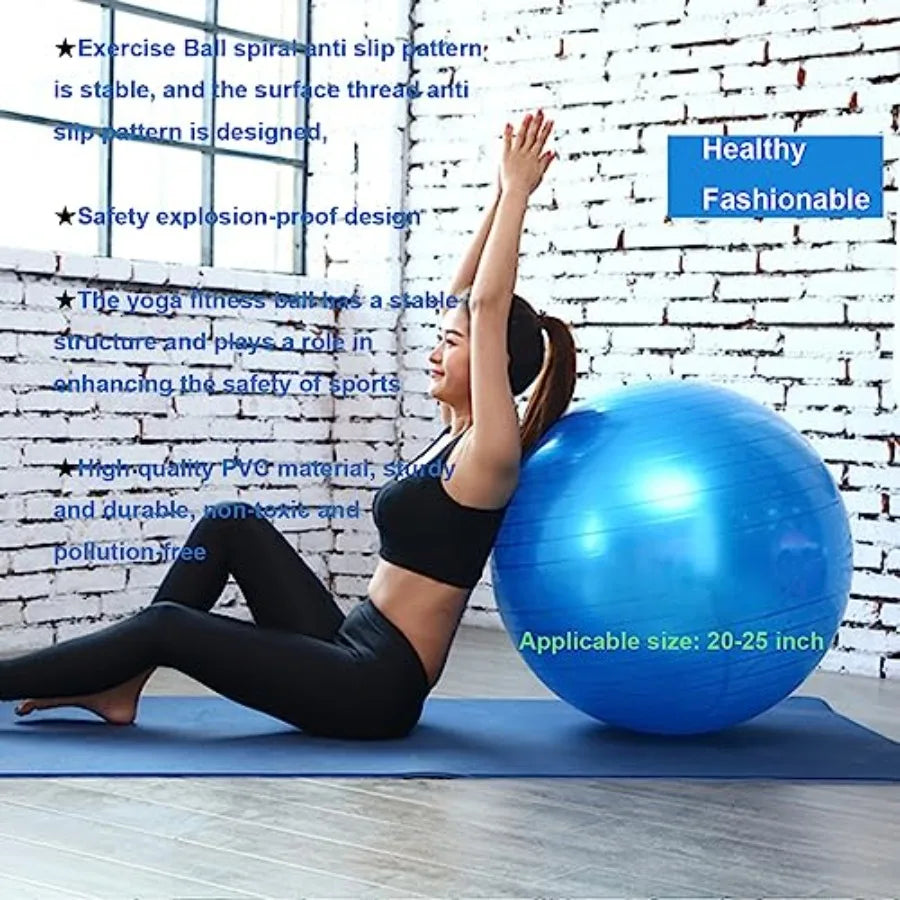 Explosion Proof Stability Yoga Exercise Ball Pump Fitness Balance Training