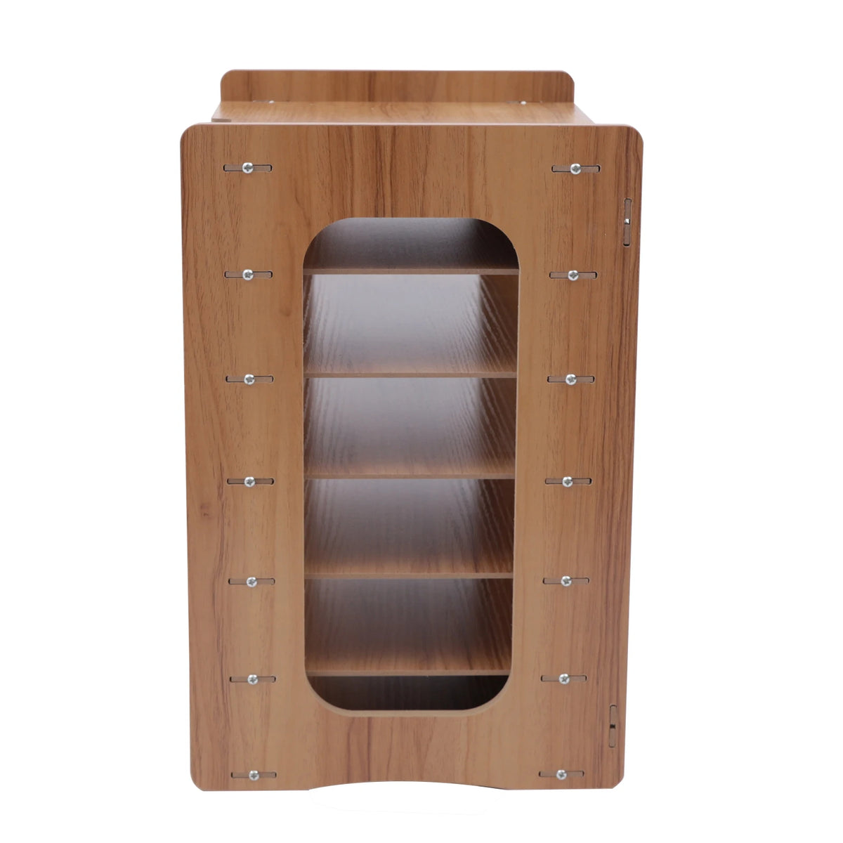 Seven Tier Wooden Desk Paper Organizer Desktop File Holder