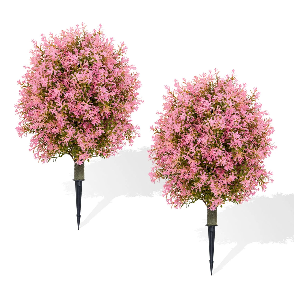 HiMISS Artificial Boxwood Topiary Ball With Ground Spike