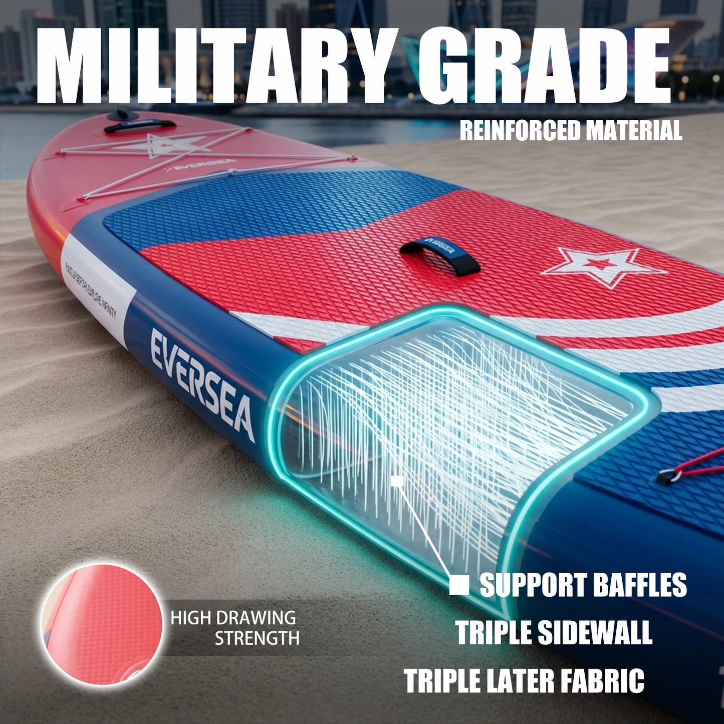 Eggory Inflatable Stand Up Paddle Board With Accessories Yoga