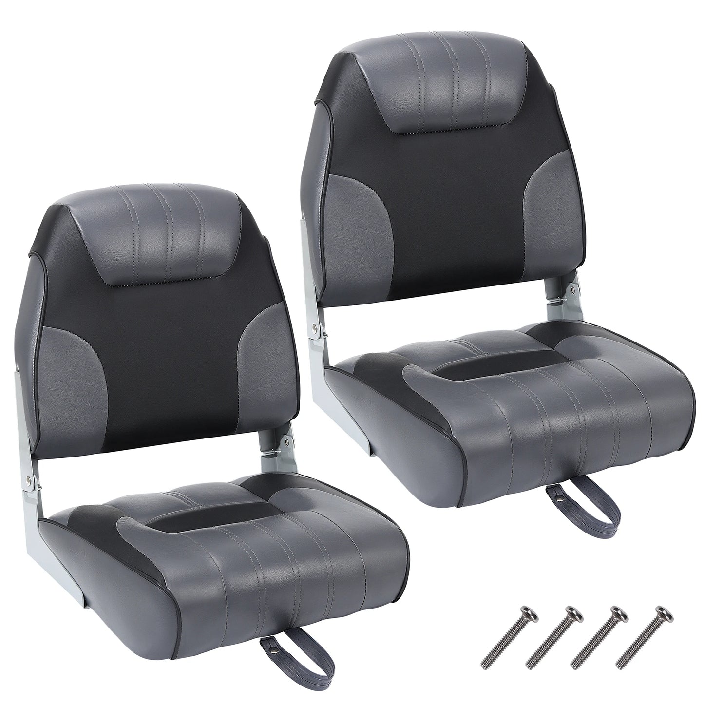 Padded Folding Boat Seat Weather Resistant Captain Fishing Chair