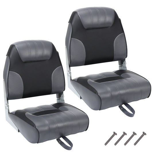 Padded Folding Boat Seat Weather Resistant Captain Fishing Chair