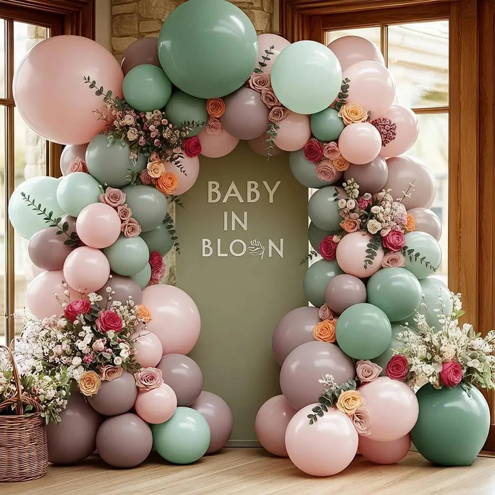 Premium Halloween Latex Balloon Arch Garland Party Kit