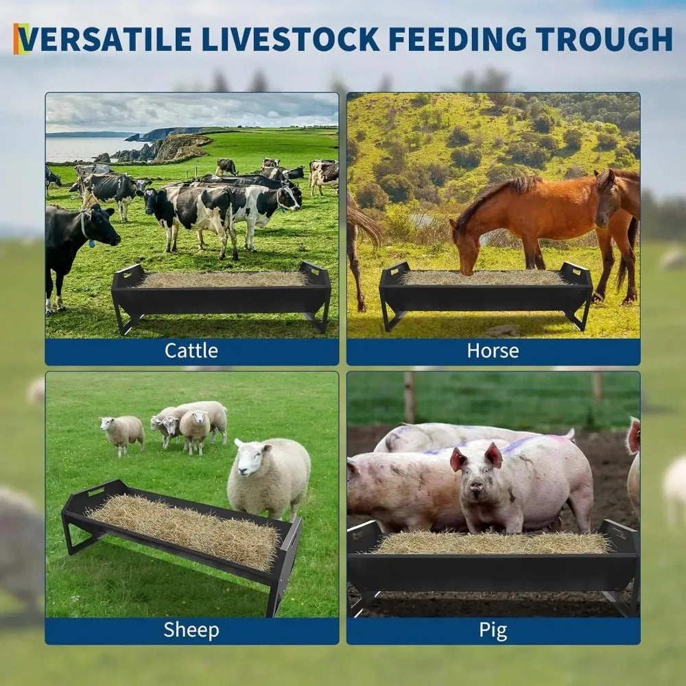 Garvee Heavy Duty Metal Livestock Feeder For Farm Animals