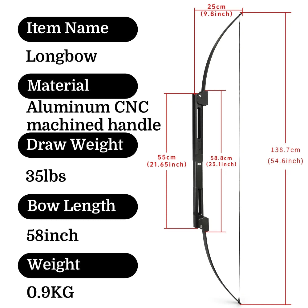 Archery Folding Takedown Bow For Survival Hunting Practice