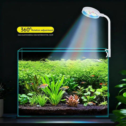 USB LED Fish Tank Clip On Aquarium Plant Grow Light