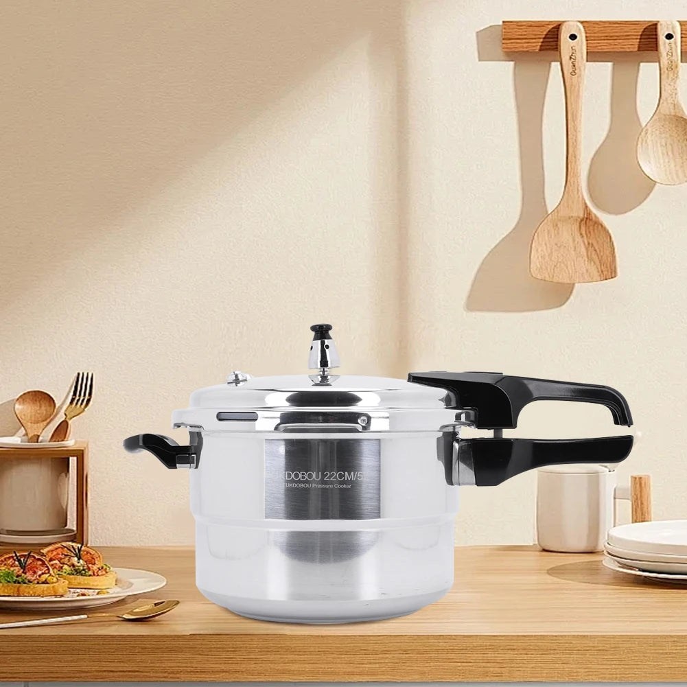 Aliilee Aluminum Alloy Pressure Cooker With Steaming Plate