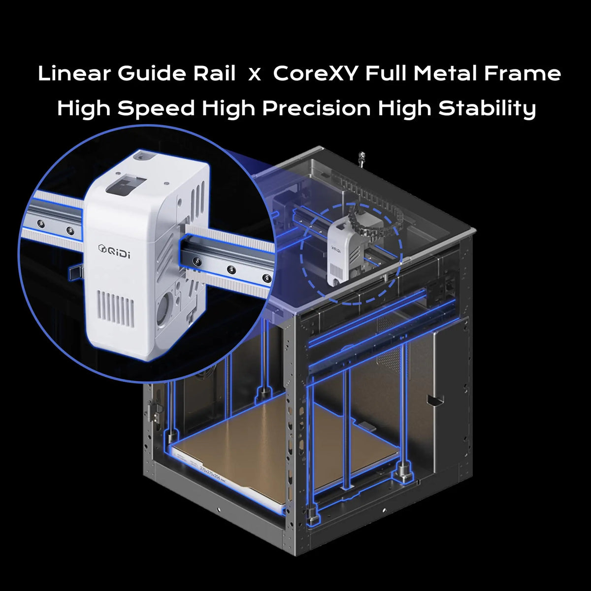 QIDI Q2C CoreXY High Speed FDM Auto Leveling 3D Printer